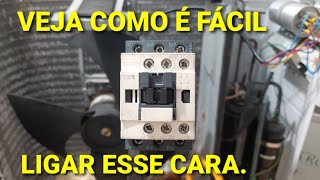 COMO LIGAR CONTATOR NA CONDENSADORA PARTE 1 [upl. by Oigroig]