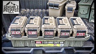 MTM CaseGard Mini Crate Ammo Storage Review [upl. by Eicyac]