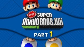 Newer Super Mario Bros Wii  WALKTHROUGH  Part 1 Yoshis Island [upl. by Launcelot215]