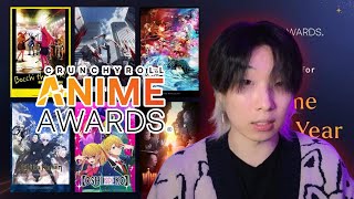 Are These Anime Valid Crunchyroll Anime Awards 2024 [upl. by Lodnar]