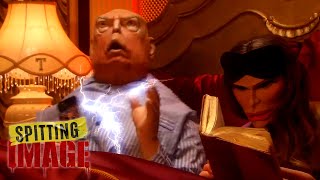 Donald Trump Electrocuted in Bed  Spitting Image [upl. by Abramo]