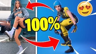 Fortnite Dances in REAL LIFE 100 SYNCED Socks Emote TikTok Dances Icon Emotes  More [upl. by Haissi]