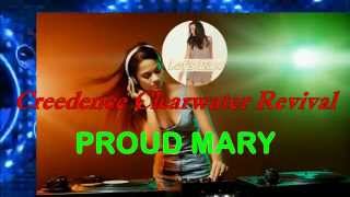 Proud Mary  1969   CREEDENCE CLEARWATER REVIVAL  Lyrics [upl. by Hanshaw]