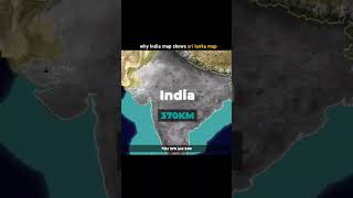 Why india shows sri lanka mapshorts facts viral [upl. by Ylak553]