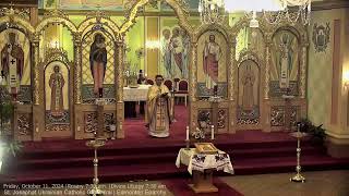 Friday October 11 2024 Rosary 730 am Divine Liturgy 730 am [upl. by Asiruam]