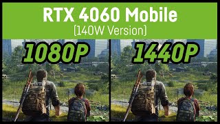 RTX 4060 Mobile Gaming  1080p vs 1440p in 10 Games [upl. by Gemoets930]