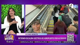 Caos y descontrol por vuelos retrasados en Aeropuerto Jorge Chávez [upl. by Publea226]