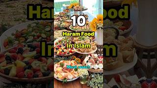 Top 10 Haram food in Islam food viral [upl. by Jobi]