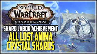 WoW Shadowlands All Lost Anima Crystal Shards Locations Shard Labor Achievement [upl. by Jempty]