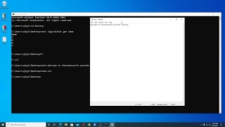 How to Create Text Files Using Command Prompt [upl. by Eedya]