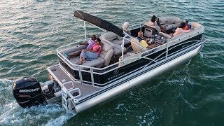 REGENCY Boats 2015 254 DL3 Luxury Pontoon Boat [upl. by Dobson]