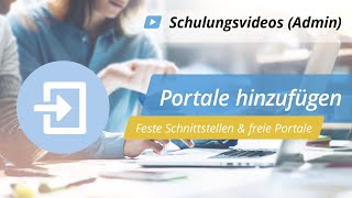 Portale hinzufügen  Schulungsvideo Administratoren  onOffice Software [upl. by Victor939]