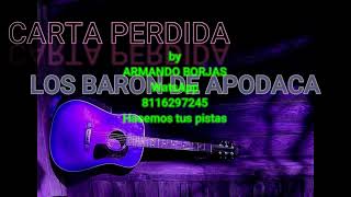 LA CARTA PERDIDALOS BARON DE APODACA KARAOKE [upl. by Notneiuq]