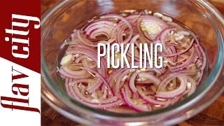 Kitchen Hack  Quick Pickled Red Onions [upl. by Nanni]