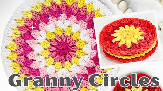 Easy amp Beautiful Crochet Granny Mandala StepbyStep Tutorial For Beginners [upl. by Ynaoj]