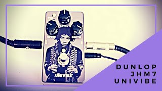 Dunlop JHM7 Jimi Hendrix Univibe ChorusVibrato Pedal Demo [upl. by Sissy369]