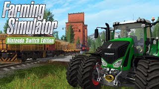 Taking an early look at Farming Simulator Nintendo Switch Edition [upl. by Westney]