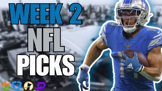 First Look DraftKings amp FanDuel NFL Picks  Week 2 [upl. by Lotson]