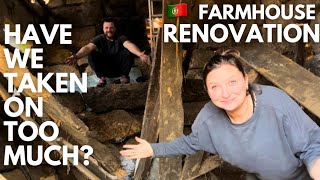 11 FARMHOUSE RENOVATION  SELF BUILD OFF GRID BUILDING OFF THE GRID  NORTHERN PORTUGAL 🇵🇹 [upl. by Thirzia]