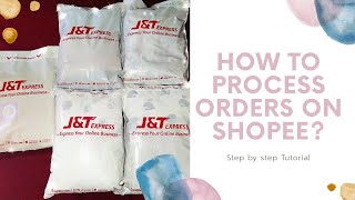 HOW TO PROCESS ORDERS ON SHOPEE  PART 1 [upl. by Braunstein357]