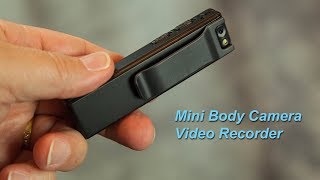 Mini Body Camera Video Recorder [upl. by Assinna]