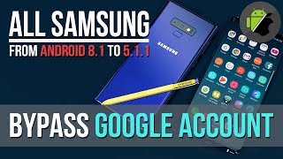 FREE Bypass FRP Google for all Samsung devices by APK Android 81  8  7  6  5 [upl. by Noyek129]