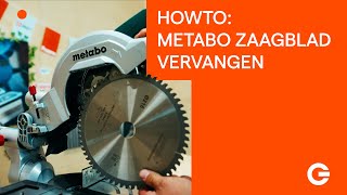 Metabo afkortzaag Zaagblad Vervangen  Gereedschapcentrum [upl. by Alleira]