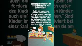 Pädagogische Fachkräfte als Organisatoren von Lernprozessen shorts pädagogik [upl. by Vander]