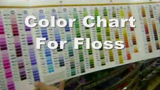 Color Chart For Floss [upl. by Yci]