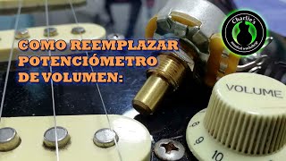 Cómo reemplazar un potenciómetro de volumen en tu instrumento eléctrico [upl. by Ulund]