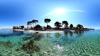 Cap dantibes Most Beautiful Beach Scenery Escape to the Côte dAzurs best beach plage des Ondes [upl. by Sower]