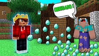 AJUDEI UM MENINO POBRE E ELE SE EMOCIONOU NO MINECRAFT [upl. by Temirf952]