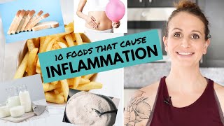 10 Foods That Cause Inflammation Avoid These [upl. by Nyrtak]