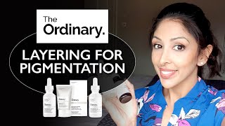 The Ordinary Layering for Hyperpigmentation DOCTOR V Brown dark Skin of colour DR V  SOC POC [upl. by Cowden319]