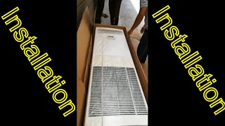 How to Install Floor Standing Tower Air Conditioner Mitsubishi Heavy Industries [upl. by Waki]