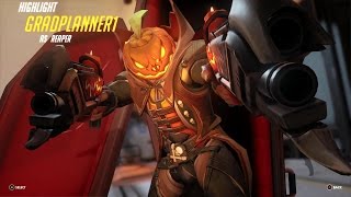 Overwatch Xbox OnePumpkin Reaper Gameplay [upl. by Dubenko]