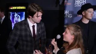 Nicholas Galitzine Interview at High Strung Movie LA Premiere [upl. by Bully]