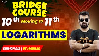 Bridge Course For Class 11th Logarithm Part 1  Logarithm Basics  Class 11 Maths  JEE  CBSE [upl. by Leirbma424]