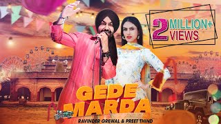 Gede Marda  Ravinder Grewal Preet Thind  DJ Duster Punjabi Song 2020  Tedi Pag Records [upl. by Liemaj690]