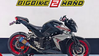 Kawasaki Z300 abs 2018 Exhaust sound Akrapovic slip on [upl. by Autumn]