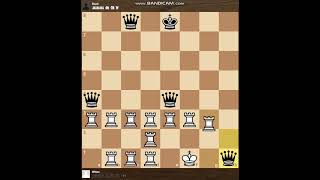 Can 15 ROOKS Beat 9 QUEENS 3000 Elo Stockfish short shorts shortvideo chess chessshorts [upl. by Milka]