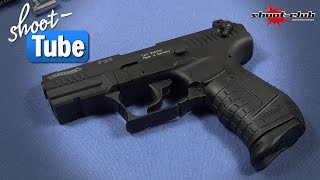 Walther P22 Schreckschuss Pistole  shootclub Review [upl. by Nagear42]