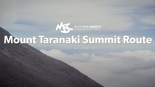 Mount Taranaki Summit Route Alpine Tramping Hiking Series  New Zealand [upl. by Ostler588]