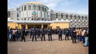 WATCHHon Yekeh Kolubah Calm Aggrieved Dismissed EPS Officers at the Capitol Building  THE SWEET [upl. by Annoj]