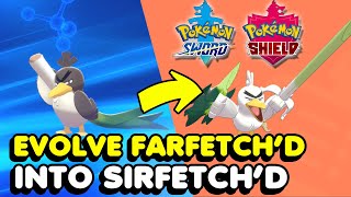 How To Evolve Farfetchd Into Sirfetchd In Pokemon Sword amp Shield [upl. by Ardnued]