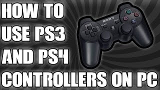 How To Use PS3 and PS4 Controllers on PC Wired and Wireless 2022 No MotionJoy Windows [upl. by Karlens]