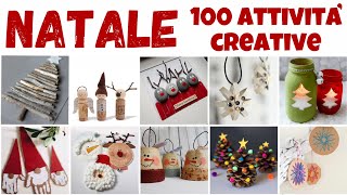 NATALE  100 attività creative per bambini [upl. by Nylissej]