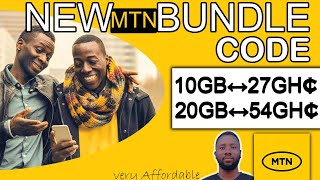 NEW MTN CHEAP BUNDLE CODE  2024  10GB  27GH [upl. by Candide]