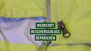 HOW TO  Zipper reparieren  Pflege und Beratungstipps neuehorizonte [upl. by Esyak340]