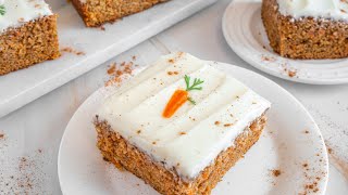 Best Carrot Sheet Cake Recipe [upl. by Chapin601]